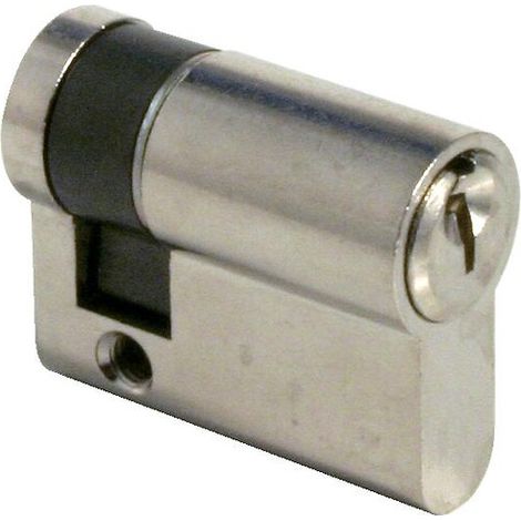 Cylindre TE5 30 x 10 indexable Laiton Nickelé sur N° 68454B - Tesa securité