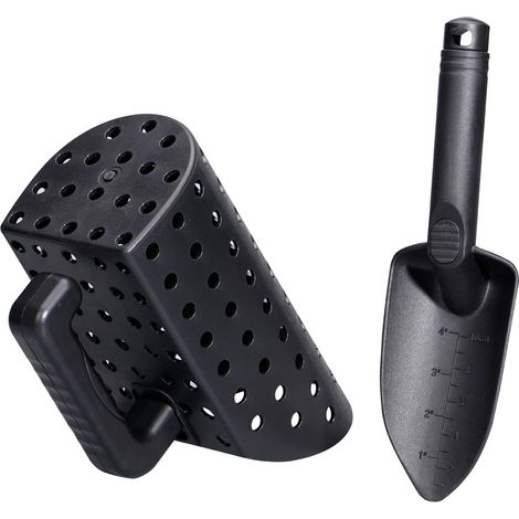 Tragbares, ergonomisches und robustes ABS-Sandschaufelset mit Kelle für die Metallsuche, ideal für die Schatzsuche (1/5)