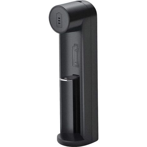 Chargeur de Batterie Universel C1 Intelligent Compatible 18650 26650 21700 Li-ion Ni-MH Noir (1/5)