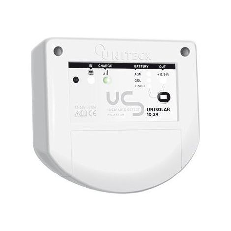 Régulateur De Charge Solaire Pwm - 12/24v - 10a - Unisolar 10.24 - Uniteck