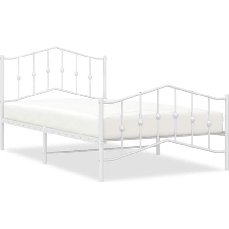 Maison Exclusive - Estructura cama sin colchón con estribo metal (1/5)