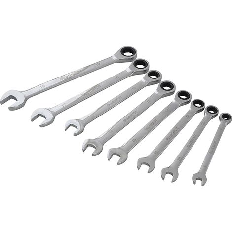 BlueSpot Tools 04310 Ratchet Spanner Set, 8 Piece B/S04310 (1/5)