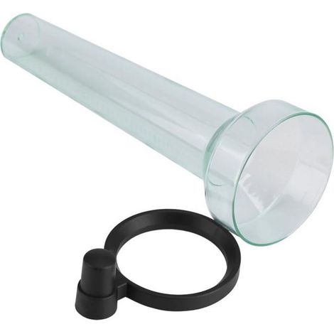 Pluviomètre - - Tube Pluviométrique - Plastique - Capacité 35 mm - Vert clair (1/4)