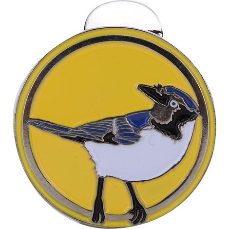 Pince Magnétique pour Casquette de Golf - Marque Balle Aimantée Accessoire (Oiseau Jaune) (1/5)