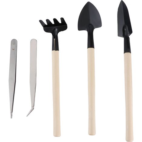Ensemble de 19 outils de rempotage pour plantes succulentes, bonsaïs et petites plantes d'intérieur (bleu) (1/5)
