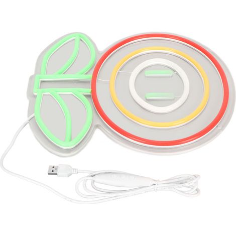 LED Flower Neon Light Wall Mounted USB Power Supply Adjustable Brightness LED Decoration Lamp Light Up Sign (1/5)