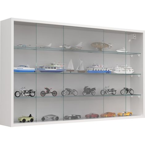Caja colgante de la pared del gabinete de la exhibición del vidrio Drivalo XL 60x100x15 - VCM
