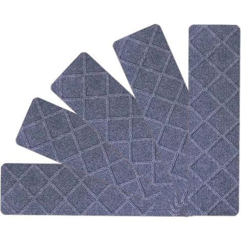 Marchettes d'Escalier, Tapis antidérapant de Marche d'escalier, Tapis d'escalier Lavable, Tapis d'escalier antidérapant Domestique Auto-adhésif pour Enfants Personnes âgées Chiens (1/5)