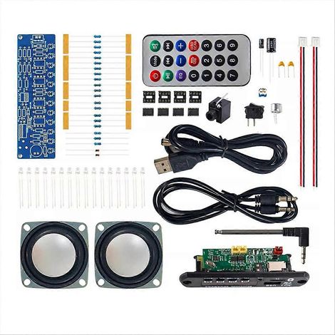 DIY Enceinte Bluetooth Kit avec FM Radio 85.7-108MHZ DIY Soldering (1/5)