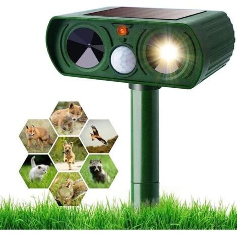 Ultraschall-Katzenabwehrgerät – Taubenabwehrpoller – Solarbetrieben – Schutzart IP66 – Für den Außenbereich (1/5)