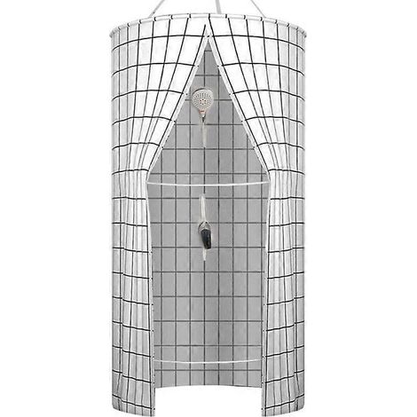 Copertura rotonda per vasca da bagno, tenda per vasca da bagno domestica, isolamento spesso per adulti, tenda da doccia invernale calda, tenda impermeabile