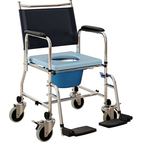 3In1 Commode Wheelchair  Black (1/5)