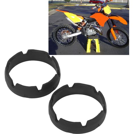 Paar schwarze Gabelschützer für Offroad-Motorräder, Verschleißschutzhüllen für KTM SX, SXF, EXC, XC 125-690 Motorradstoßdämpfer 48600698 (1/5)