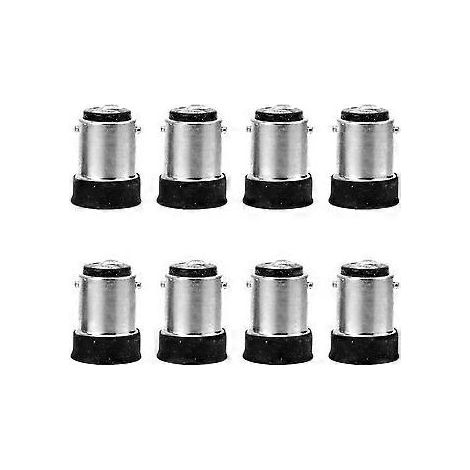 8 adaptateurs de douille pour ampoule (B15 vers E14)
