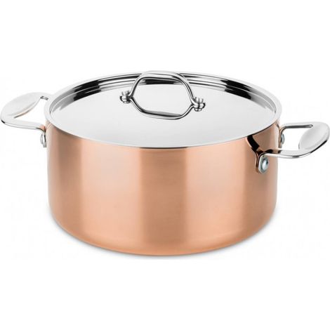 Mepra casseruola Toscana trilaminato induzione coperchio 24