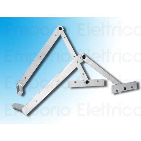 Came – Bras articulés pour ferme-porte 1E783 – Accessoires pour motoréducteurs série EMEGA – Pour bois dur et teck – Installation facile (1/2)