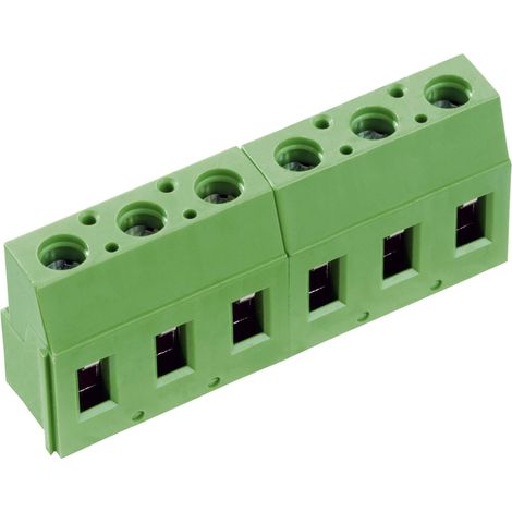 Bornier à vis PTR Hartmann AKZ710/2-7.62-V 50710020213E 2.50 mm² Nombre de pôles 2 vert 1 pc(s) D25792