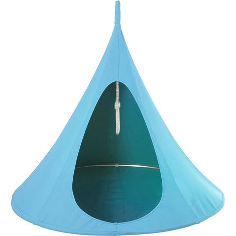 Chaise suspendue balançoire intérieure et extérieure – hamac intérieur/extérieur confortable, tissu Oxford épais, capacité de charge 100 kg (1/5)