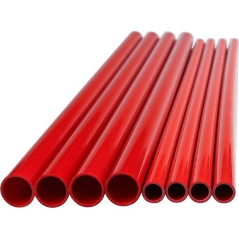 Tuyau en PVC-U rouge SDR13.6 PN16 25X1.9