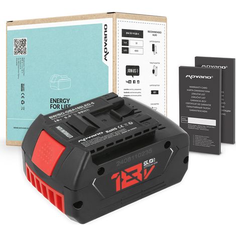 18V 5,0Ah Akku für Bosch GBA
