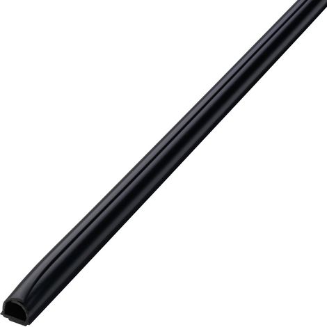 Cablefix selbstklebender Kabelschutz, 8x7mm, schwarz, 4m (Blister) Inofix 66739 (1/4)