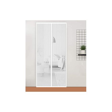 ZANZARIERA MAGNETICA P/PORTA 140X240CM BIANCO