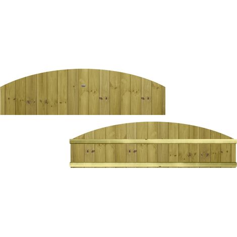 Premier 6ft x 1ft Tongue & Groove Semi-Braced Garden Dome Top Panel