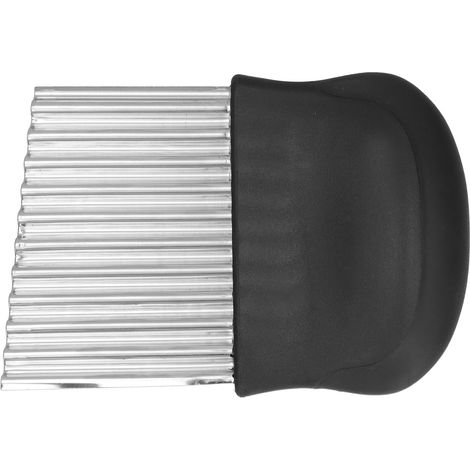 Couteau à pommes de terre ondulé avec manche, outil de coupe pour frites et chips, accessoire de cuisine (1/5)