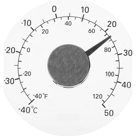 Thermomètre de fenêtre pratique pour l'intérieur et l'extérieur, idéal pour le jardin.-11.00X11.00X0.30CM