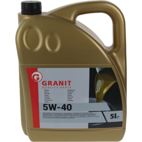 Olio motore GRANIT a basso attrito SAE 5W-40, 5 L
