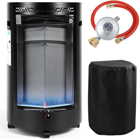 Wolketon Gasofen mit blauer Flamme 4200 W, nicht faltbar und mobil, für LPG bis 15 kg, inkl. Schutzhülle (1/5)