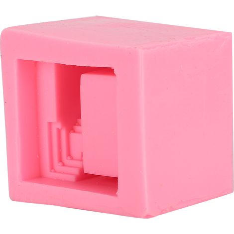 Moule en silicone en forme de maison unique pour gâteaux, savons, pots de fleurs et béton - Accessoires de bricolage pour la maison BK2081 (1/5)
