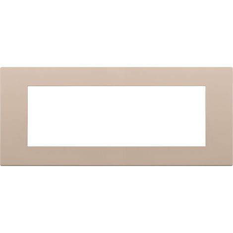 Placca 7m serie Linea Vimar 7 posti argilla 30657.21