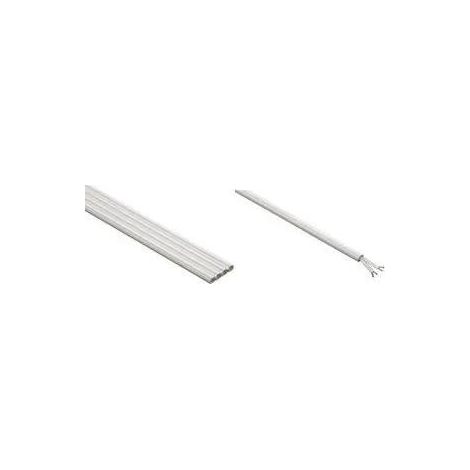Hama Canaleta para cables en PVC blanco 100 cm