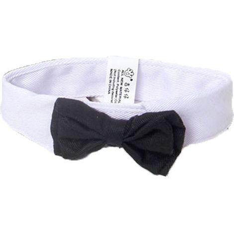 Cravate Pour Chien - Coton Et Polyester Réglable - Pour Mariage Et Fête - Taille Unique (1/5)