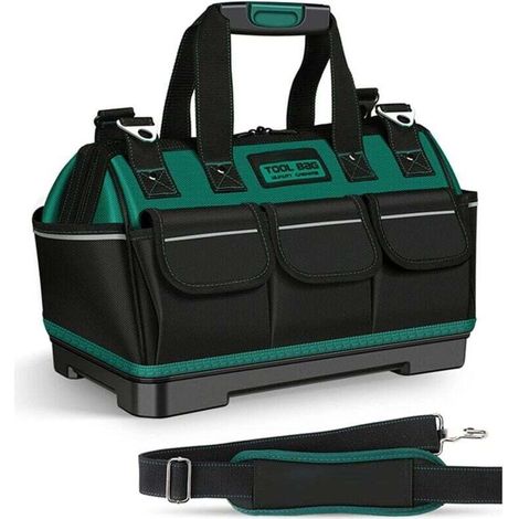 New Electrician Tool Bag Cloth Reflective Wear-resistant Waterproof Multi-pocket Storage Maintenance (1/4)
