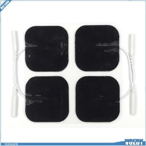 Ashata Tampon d'électrode Coussinet d'électrode de remplacement rectangulaire, réutilisable, à forte electromenager coussin (1/5)