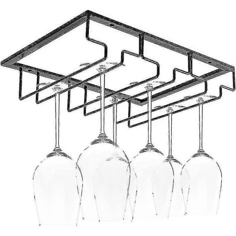 Porte-verres suspendu - Porte-verres à vin à 5 barres pour 10 à 15 verres (1/5)