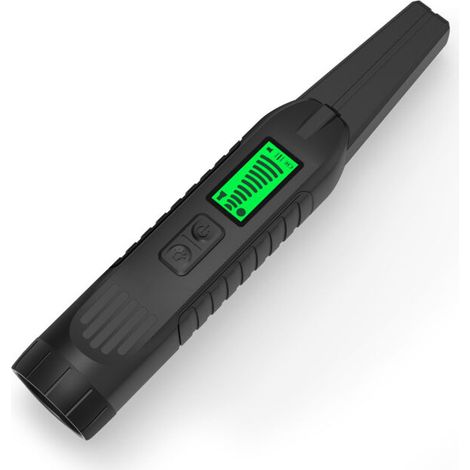 Tragbarer Metalldetektor, Metalldetektor mit LCD-Bildschirm, Schatzsuchdetektor, hochempfindlicher Untergrundmetalldetektor mit verstellbarer Sonde. (1/4)
