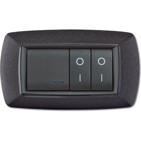PLACCA LIFE LIVING PLAST GRIGIO NOTTE VULCAN 4P