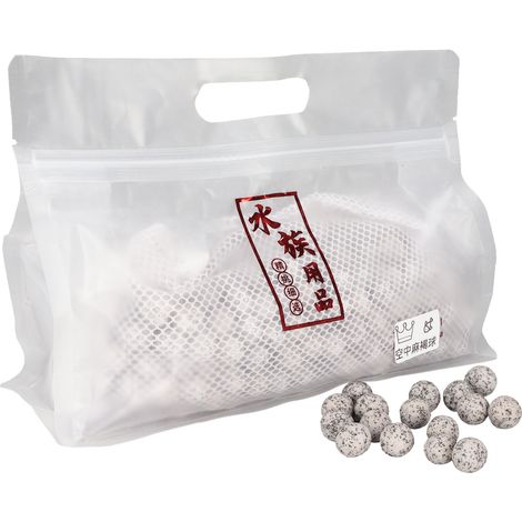 Médias filtrants en céramique pour Aquarium, 800g, absorbe en toute sécurité les impuretés, filtrage en profondeur, boules de réservoir de poissons pour (1/5)
