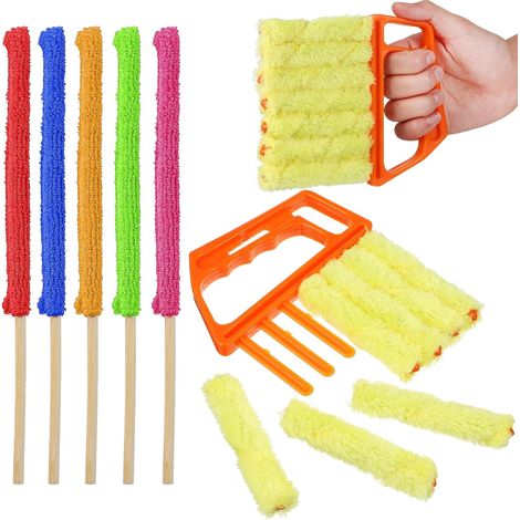 pour stores lot de 5 bâtonnets de nettoyage en microfibre
