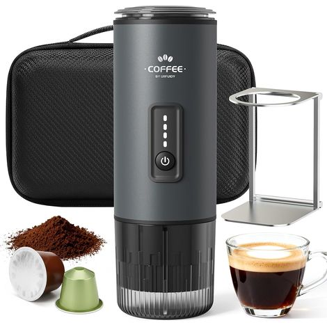 Machine à café portable, 3 en 1, auto-chauffante, pour camping (1/5)