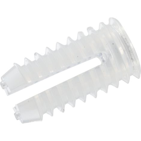 Spreizmuffe rund, ø 5,5 mm, Länge 11 mm, Bohr-ø 5 mm, Kunststoff natur (1/2)