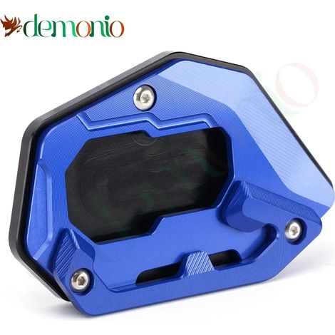 (SANS LOGO BLEU) Compatible avec BMW F750 GS F 750 GS F 750gs F750GS. Plaque de support en aluminium pour béquille latérale/pied élargi, extension de béquille latérale maxpower (1/4)