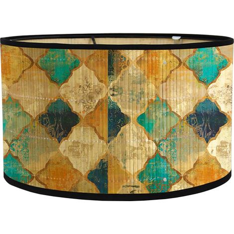 Lampshade, E27 Decorative Lampshade for Table Lamp and Wall Sconce, Hanging Lamp and Vintage Floor Lamp for Bedroom, Office, Dining Room, Living Room and Hallway (Colorful) (1/5)