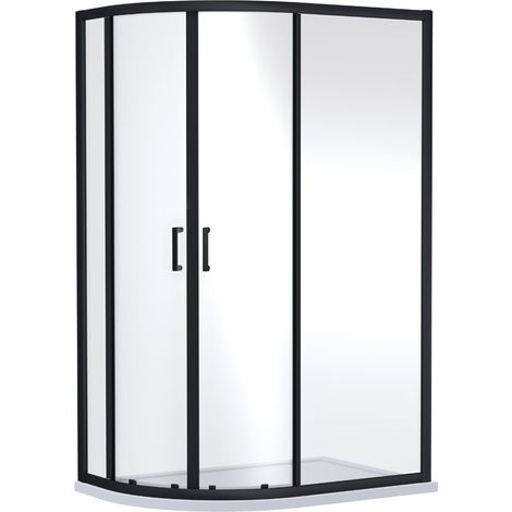 1900 x 1000 x 800mm Offset Quandrant Shower Enclosure - V-QD108BP-6 (1/2)