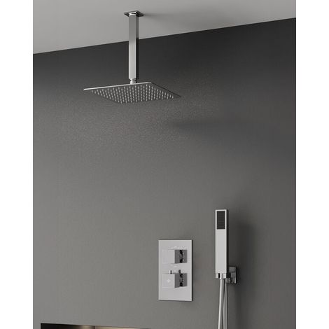 Armatur Serie Orion für Unterputz-Duschsystem thermostatisch Deckenbrausekopf undefined (1/5)