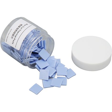 100 Coussinets Silicone Conducteur Thermique Résistant à la Chaleur Étanche Antichocs Absorption Calorifique Pour Joints DIY Artisanat (1/5)