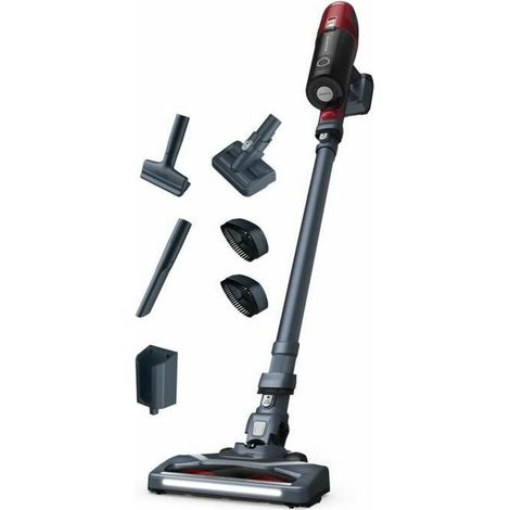 Rowenta XPert 6.60 - Vielseitiger kabelloser Besenstaubsauger, 3 Funktionen in 1 Multi-Raum, Lithium-Ionen-Akku, 2 Geschwindigkeiten, Boost-Auslöser, leicht und tragbar, Haustierzubehör, Rot RH6878 (1/2)